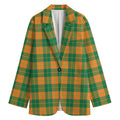 St. Patrick's Day Stewart Plaid Print Women's Blazer