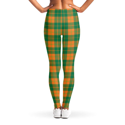 St. Patrick's Day Stewart Plaid Print Women's Leggings