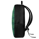 St. Patrick's Day Tartan Pattern Print 17 Inch Backpack