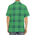 St. Patrick's Day Tartan Pattern Print Aloha Shirt
