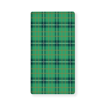 St. Patrick's Day Tartan Pattern Print Baby Crib Sheet