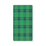 St. Patrick's Day Tartan Pattern Print Baby Crib Sheet
