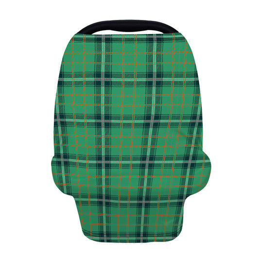 St. Patrick's Day Tartan Pattern Print Baby Seat Cover