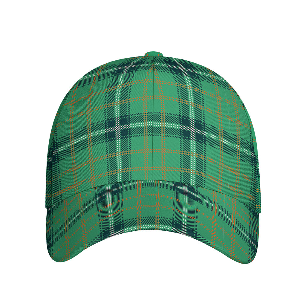 St. Patrick's Day Tartan Pattern Print Baseball Cap