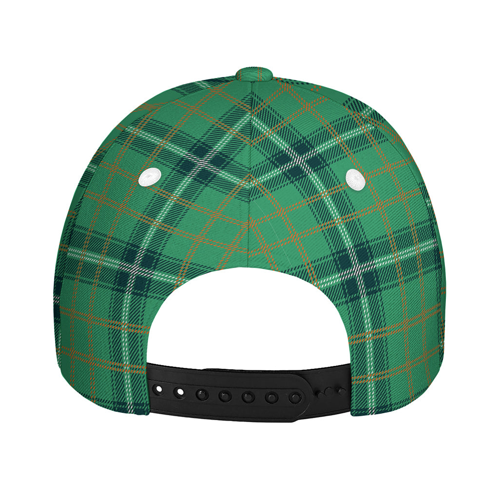 St. Patrick's Day Tartan Pattern Print Baseball Cap