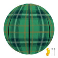 St. Patrick's Day Tartan Pattern Print Basketball