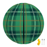 St. Patrick's Day Tartan Pattern Print Basketball