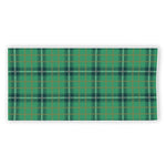 St. Patrick's Day Tartan Pattern Print Beach Towel