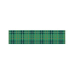 St. Patrick's Day Tartan Pattern Print Bed Runner