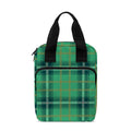 St. Patrick's Day Tartan Pattern Print Bible Tote Bag