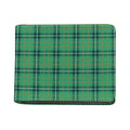 St. Patrick's Day Tartan Pattern Print Bifold Wallet