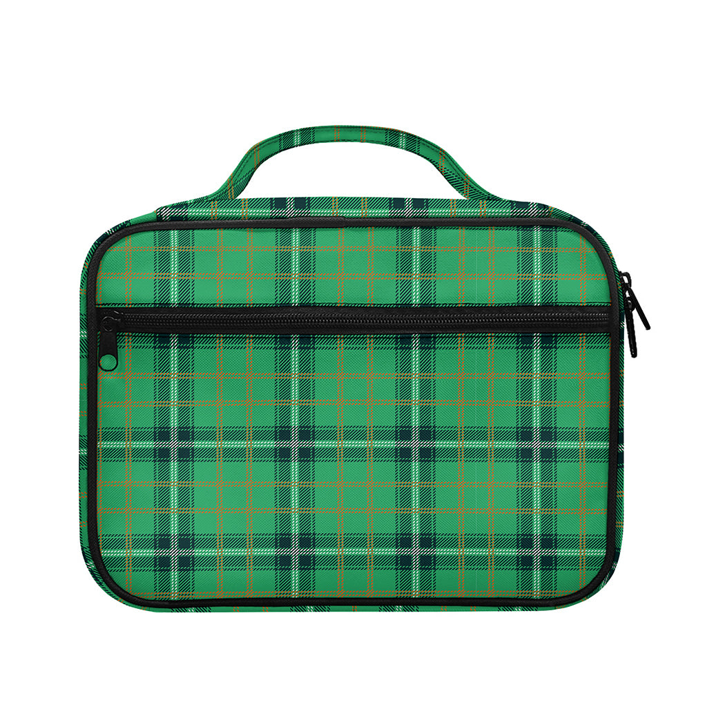 St. Patrick's Day Tartan Pattern Print Briefcase Bible Bag