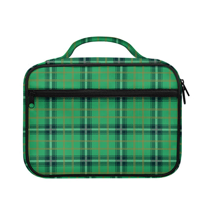 St. Patrick's Day Tartan Pattern Print Briefcase Bible Bag