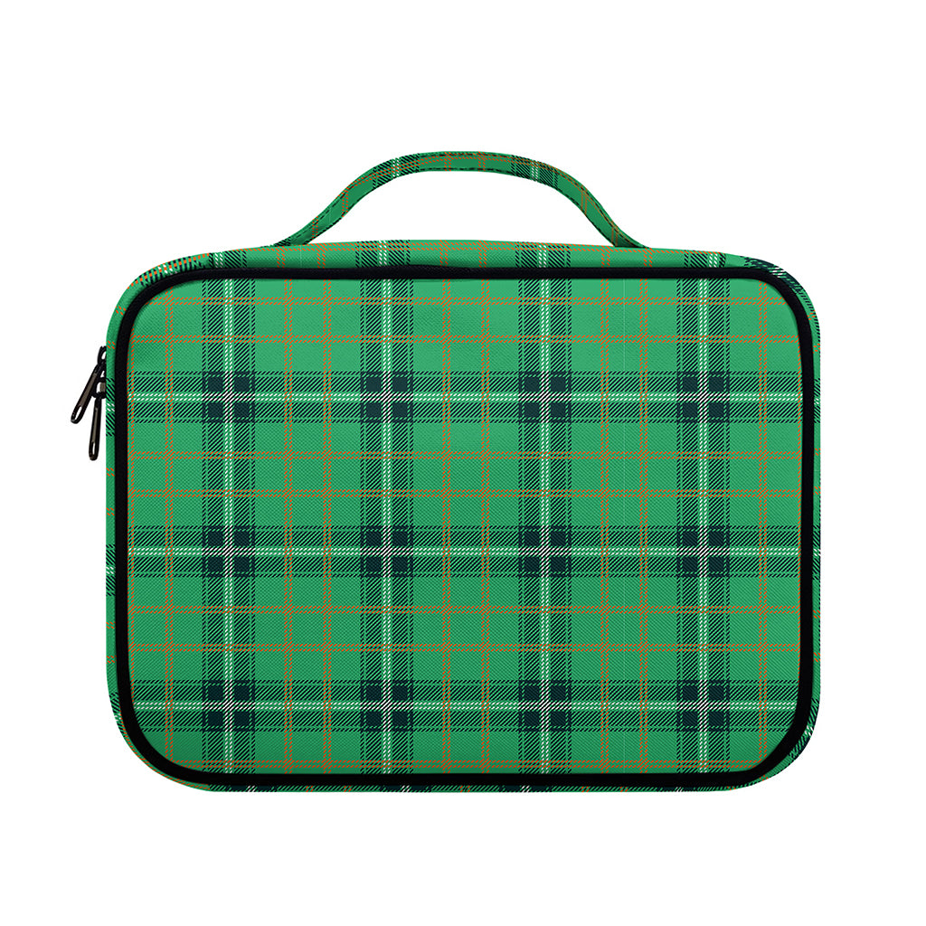 St. Patrick's Day Tartan Pattern Print Briefcase Bible Bag