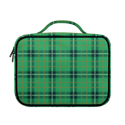 St. Patrick's Day Tartan Pattern Print Briefcase Bible Bag