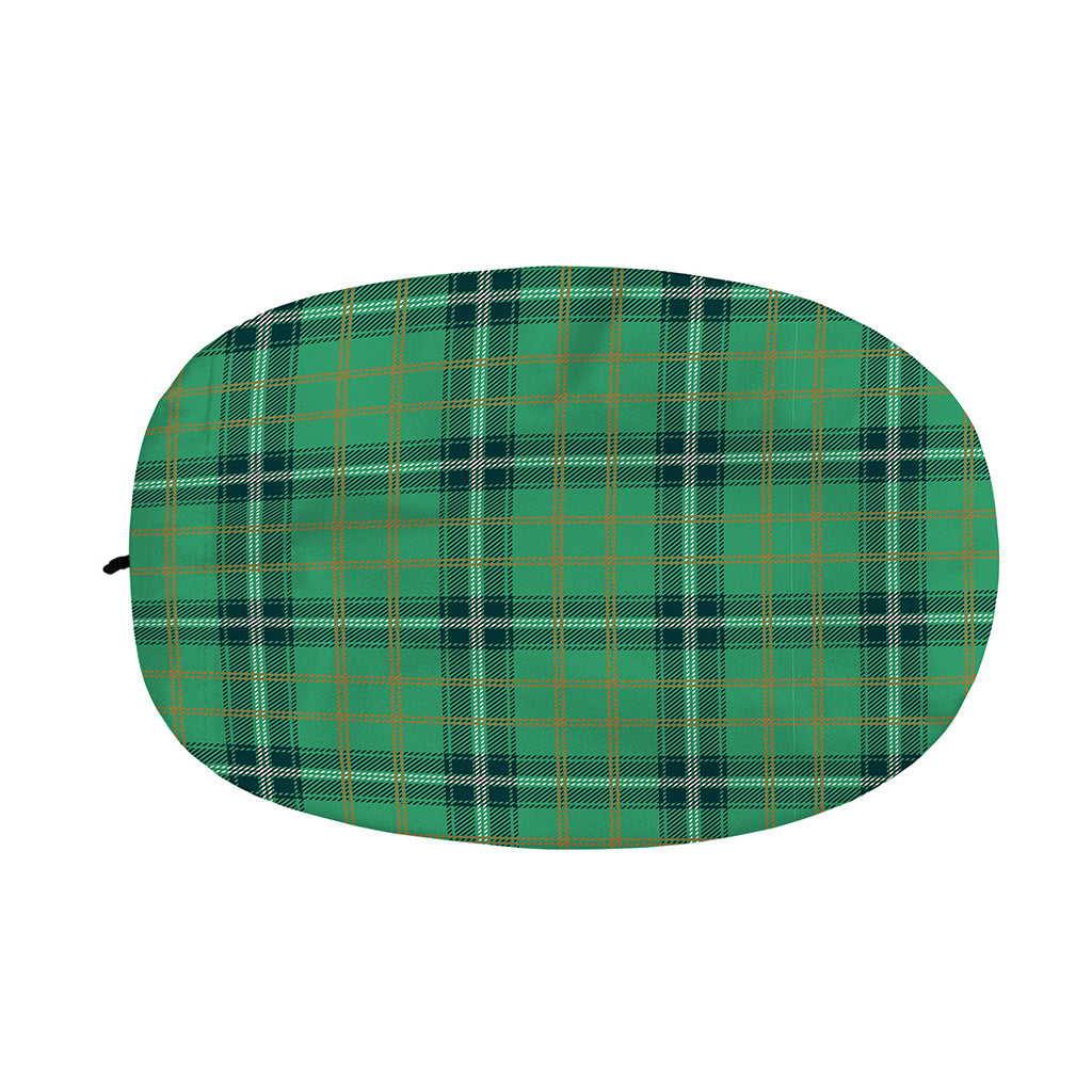 St. Patrick's Day Tartan Pattern Print Car Side Mirror Covers