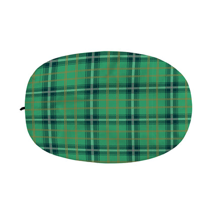 St. Patrick's Day Tartan Pattern Print Car Side Mirror Covers
