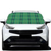 St. Patrick's Day Tartan Pattern Print Car Windshield Snow Cover