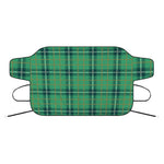 St. Patrick's Day Tartan Pattern Print Car Windshield Snow Cover