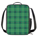 St. Patrick's Day Tartan Pattern Print Crossbody Lunch Bag