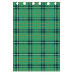 St. Patrick's Day Tartan Pattern Print Curtain