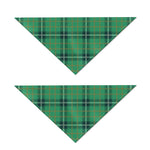 St. Patrick's Day Tartan Pattern Print Dog Bandana