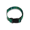 St. Patrick's Day Tartan Pattern Print Dog Collar