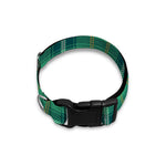 St. Patrick's Day Tartan Pattern Print Dog Collar