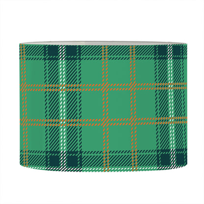 St. Patrick's Day Tartan Pattern Print Drum Lamp Shade