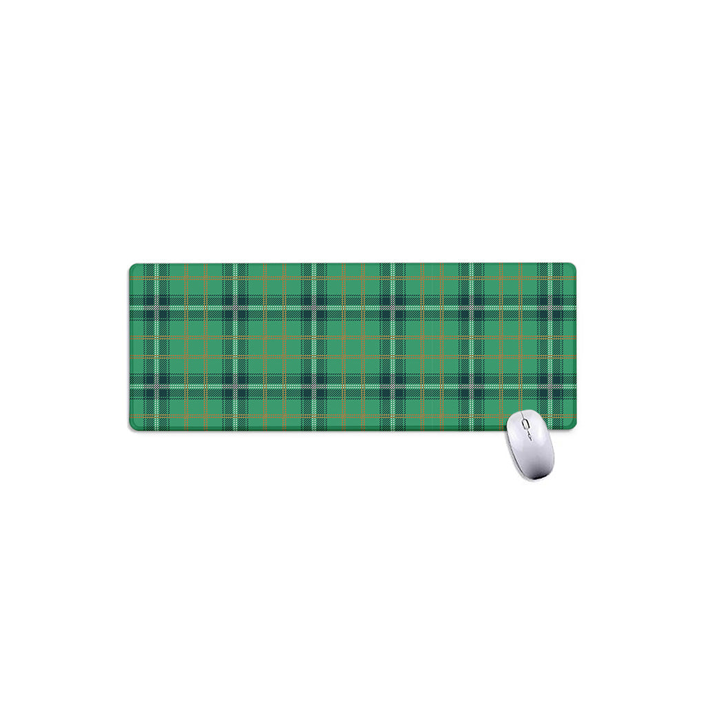 St. Patrick's Day Tartan Pattern Print Extended Mouse Pad