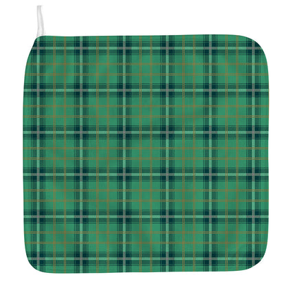 St. Patrick's Day Tartan Pattern Print Hand Towel
