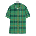 St. Patrick's Day Tartan Pattern Print Hawaiian Shirt