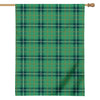 St. Patrick's Day Tartan Pattern Print House Flag