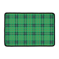 St. Patrick's Day Tartan Pattern Print Kitchen Mat