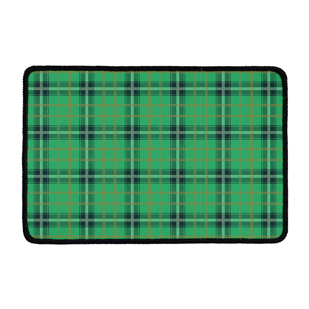 St. Patrick's Day Tartan Pattern Print Kitchen Mat