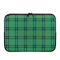 St. Patrick's Day Tartan Pattern Print Laptop Sleeve
