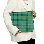 St. Patrick's Day Tartan Pattern Print Laptop Sleeve