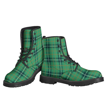 St. Patrick's Day Tartan Pattern Print Backpack