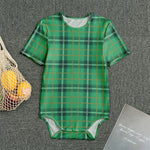 St. Patrick's Day Tartan Pattern Print Men's Bodysuit