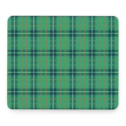 St. Patrick's Day Tartan Pattern Print Mouse Pad