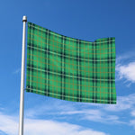 St. Patrick's Day Tartan Pattern Print Polyester Flag