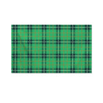 St. Patrick's Day Tartan Pattern Print Polyester Flag
