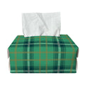 St. Patrick's Day Tartan Pattern Print Rectangle Tissue Box Cover