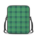 St. Patrick's Day Tartan Pattern Print Rectangular Crossbody Bag