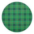 St. Patrick's Day Tartan Pattern Print Round Blanket