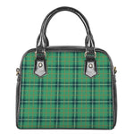 St. Patrick's Day Tartan Pattern Print Shoulder Handbag