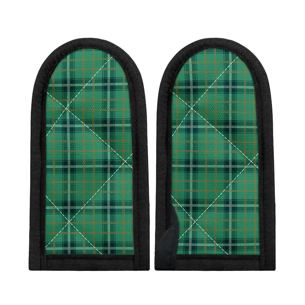 St. Patrick's Day Tartan Pattern Print Skillet Handle Cover