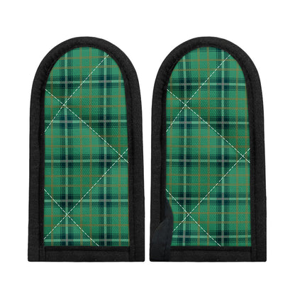 St. Patrick's Day Tartan Pattern Print Skillet Handle Cover
