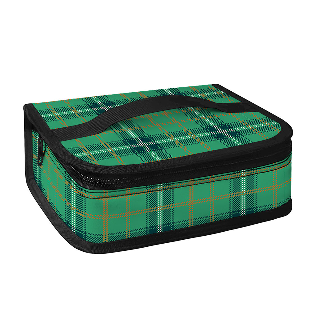 St. Patrick's Day Tartan Pattern Print Small Lunch Bag