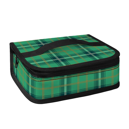 St. Patrick's Day Tartan Pattern Print Small Lunch Bag